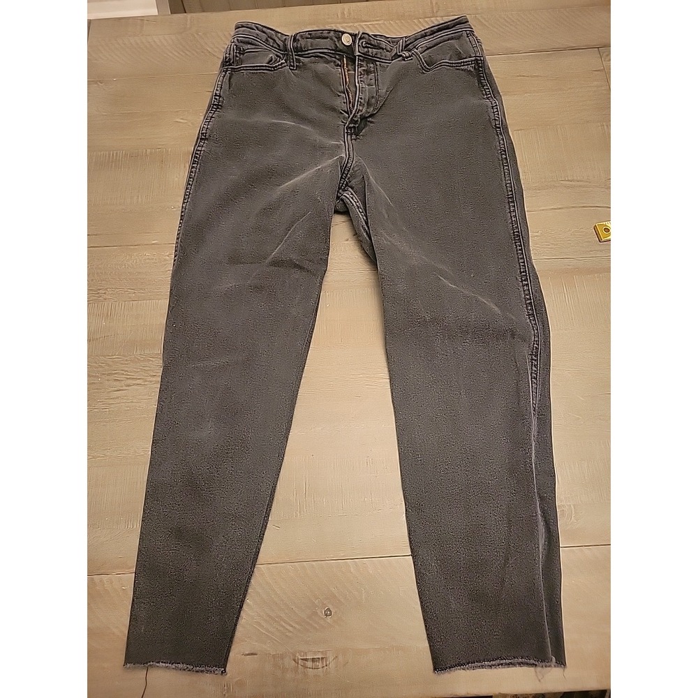 Hollister Flare Jeans Women's Size 11 RLong Vintage Y2K 30 X 27 Mom High Rise